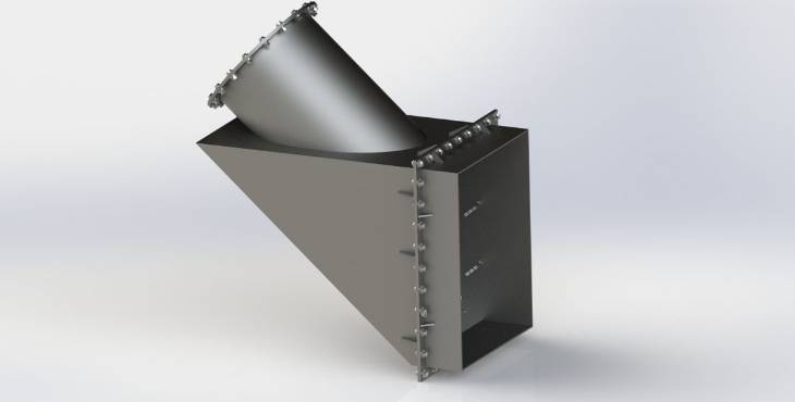 Cement Kiln Waste Feed Chute